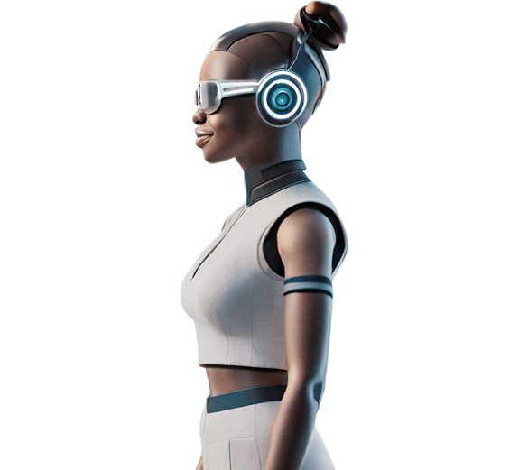 AI Sales Assistant Illustration